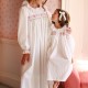 Nightingale Girl's Dress Moonstone with Kir Royale Hand Smocking